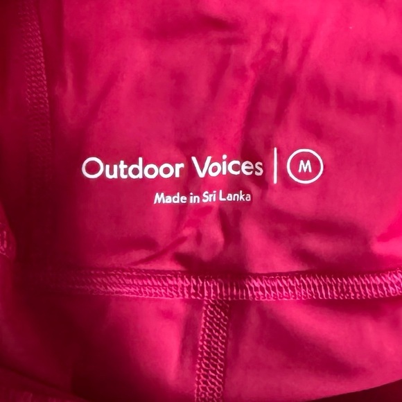 Outdoor Voices Flow Circle Back Dress In Rose Garden - Picture 8 of 8